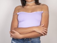Hot ebony Michelle Anderson pleasing a white cock with her mouth & sweet pussy - Photo #5