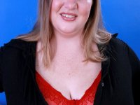 Chubby amateur Charlly Moore shows her big juggs and ass before POV sex - Photo #1