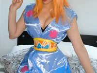 Cosplay enthusiast Olivia Wolf teases during upskirt solo action - Photo #10