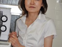 Shy mature asian lady Takako Kumagaya undressing and spreading her legs - Photo #3
