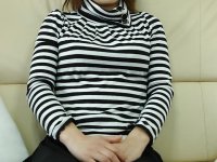 Naughty asian chick Asami Noda undressing and spreading her lower lips - Photo #1