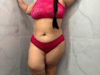 Adorable amateur Mini Julieta takes self shots in pink lingerie - Photo #7