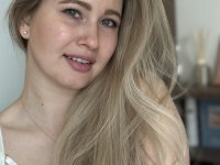 Blonde beauty wears many different outfits while going non nude - Photo #6