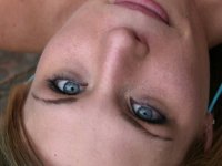 Lesbian female subs Angela Stone & Harmony lick pussy in rope bondage - Photo #1