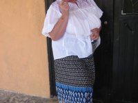 Old amateur Girdle Goddess exposes her obese body outside her front door - Photo #5