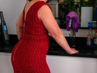 Chubby MILF Karen Louise enjoys a big black cock in different positions - Photo #1