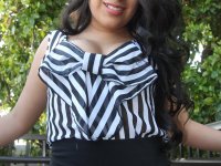 Hottie Jasmine Lopez reveals her big tits and fat ass before getting blacked - Photo #9