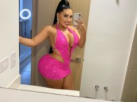 Hot Latina girl shows her huge tits and big ass in public and private locations - Photo #1
