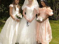 Naughty blonde bride fools around with her maids on her wedding day - Photo #12