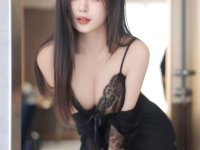 Fair skinned Asian beauty removes her robe while wearing sensual lingerie - Photo #2