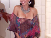 Busty Latina Catalina Cruz strips & touches herself during her live show - Photo #14