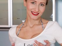 Hot housewife Alena K peels to spread naked ass & masturbate in the kitchen - Photo #6