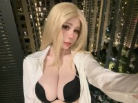 Pretty Asian babe Daniella Free teases with her big tits wearing lingerie - Photo #8