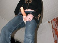 Femdom Helen Sykes strips naked while playing with her BDSM sex toy - Photo #16