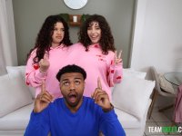 Curly haired twins Nico Luva and Archer Ali have a threesome with a black stud - Photo #4