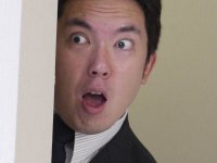 Japanese secretary Yura Hitomi gives her boss a blowjob and swallows his jizz - Photo #1