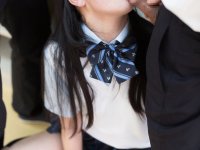 Japanese schoolgirl takes an open mouth cumshot during oral sex with a teacher - Photo #14