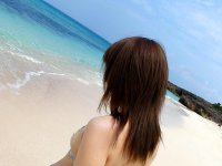 Cute asian teen babe Chikaho Ito stripping off her clothes outdoor - Photo #2