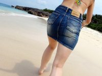 Cute asian teen babe Chikaho Ito stripping off her clothes outdoor - Photo #4