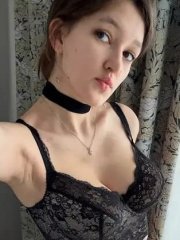 Beautiful teen takes selfies while exposing her great body in various outfits