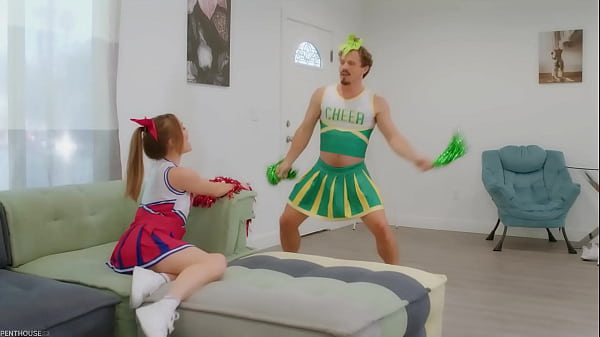 PenthouseGold.com - Cute Cheerleader Katie Kush Takes A Pussy Pounding After Sucking Cock