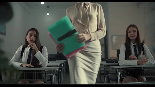 Possessed Teacher Turns Classroom Into Lesbian Orgy - Sex Addicted School Girls Covered In Squirt