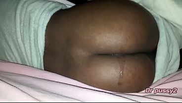 DR PUSSY2 - Married Ebony has her ass full of semen for the cuckold to see
