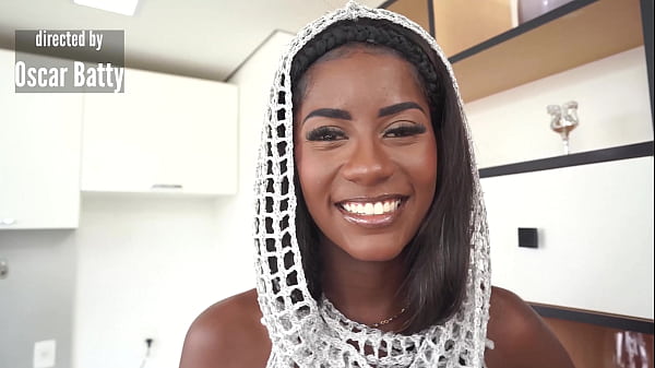 Jenny Pretinha, 19 years old Brazilian ebony with perfect breasts fucked by 4 huge cocks (DAP, DVP, Anal, gapes, ebony, perfect breasts, 2-2-4on1) OB452