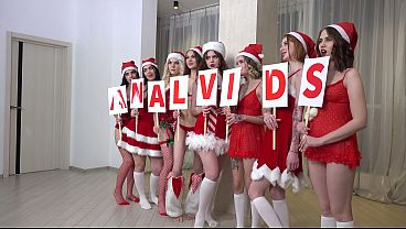 Christmas Anal Orgy 8v4 with Goldie Small Carla Cage Ellis Baileys Sofi Li Rina Ray Fiore Sun and Milena Briz - Backstage Сamera 2