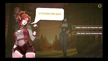 HaremVSZombies [ Hentai Game ] Ep.3 JEALOUS FEMDOM playing with my MORNIN WOOD !