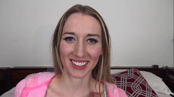 RILEY REYNOLDS Cute Blonde Coed POV Blowjob and HUGE Messy Facial!
