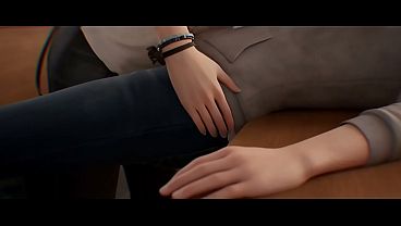 Max x Chloe Lesbian kissing (Life is Strange  AI generated)