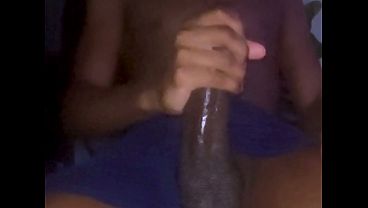 Black Cock Masturbated To Heavy Release