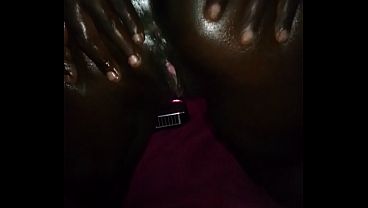 PORINA SOLO SEDUCTIVE EPISODE IN ZEBRA PRINT HOLDING HER BIG ROUND CHOCOLATE ASS