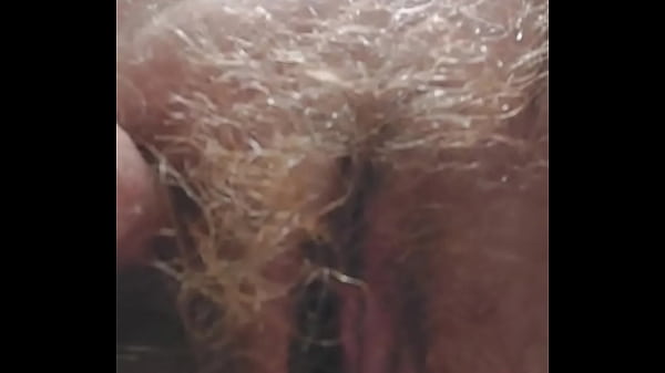 Grandma without panties under dress