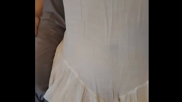 Mom trying on see-through clothes to go to the beach without a bikini, what do you think?