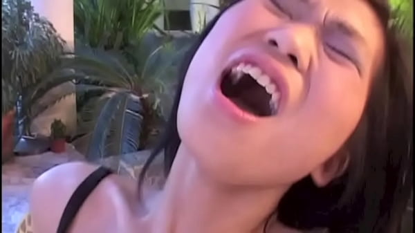Asian beauty fucked in the ass by a BBC