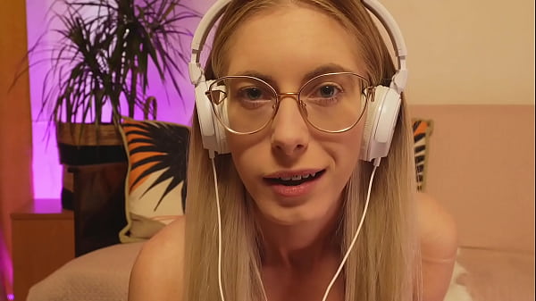 Stroke it when you look at my face glasses and braces