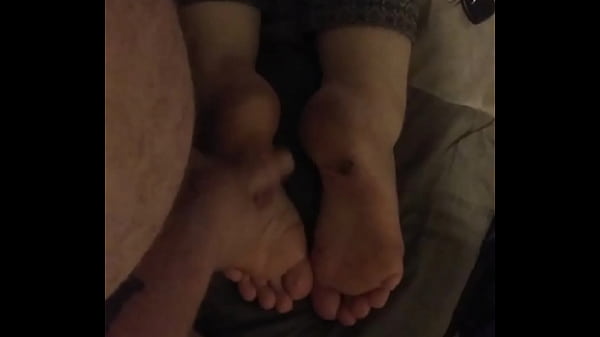 Footjobs wife