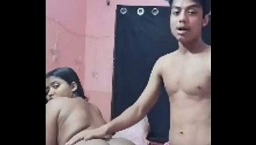 Indian Young couple enjoying