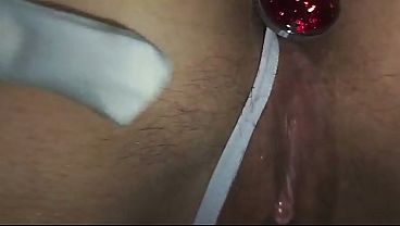 I'm showing my hairy pussy to my naughty teacher.