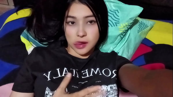 Big titted Latina caught with her stepsister's boyfriend on video call (REAL HOMEMADE)