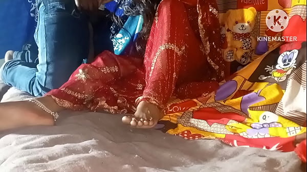 Indian desi bhabhi with village desi boy
