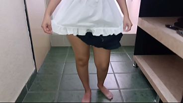 Maid Likes to Ride on a Cock