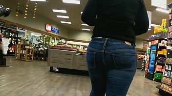 Mom Showing Her Huge Booty Whale Tail Wal-Mart Shopping