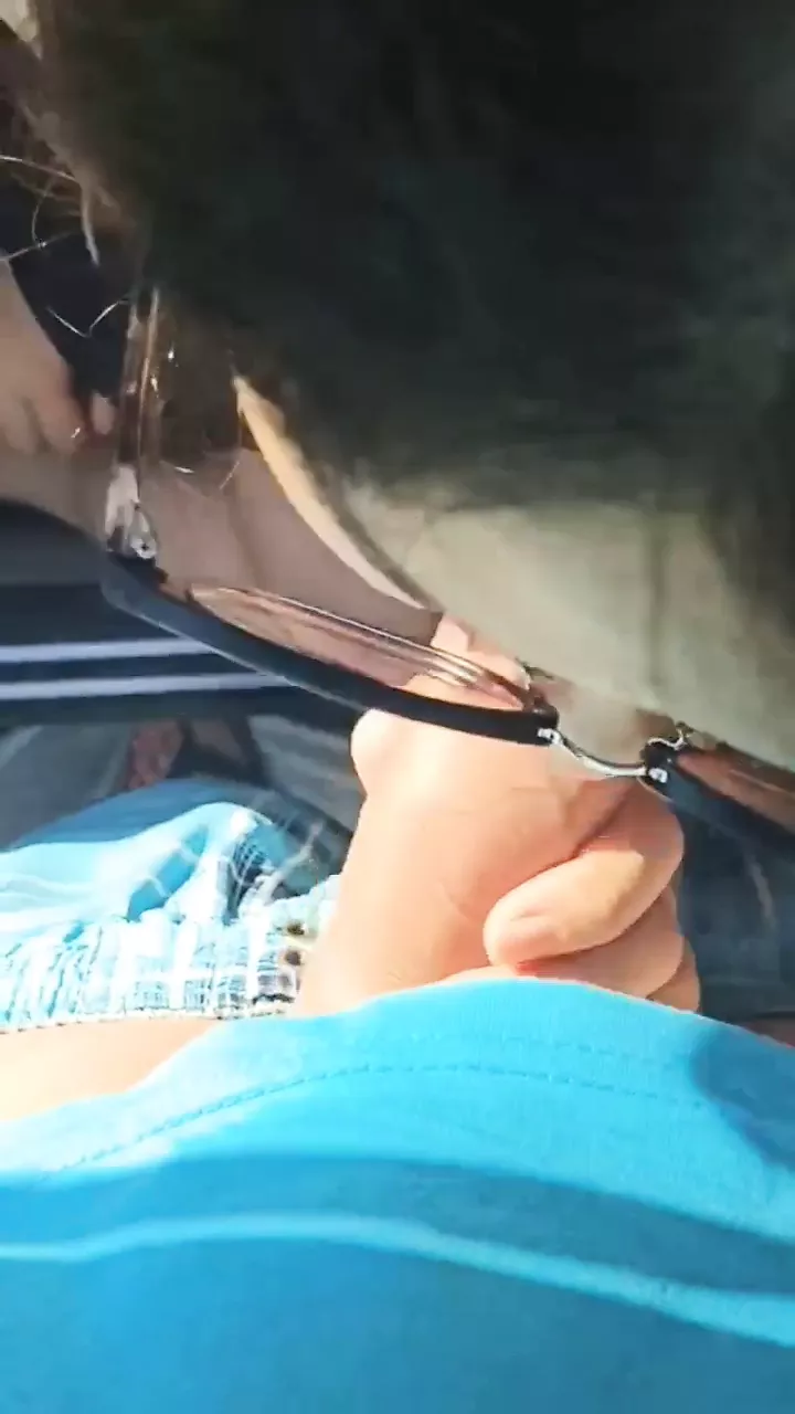Dogging wife suck stranger cock in car, cheating wife