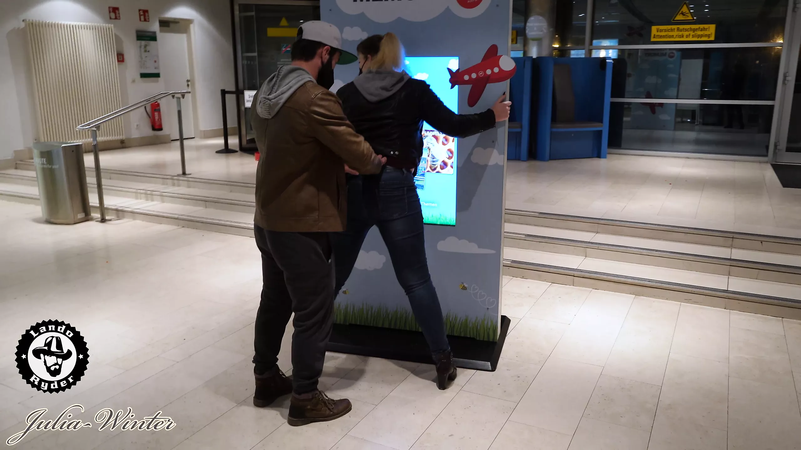 FUCKED at the AIRPORT - German Press reported