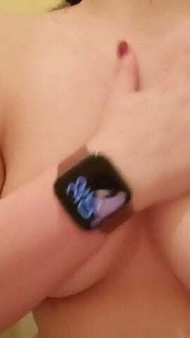 Playing with my boobs