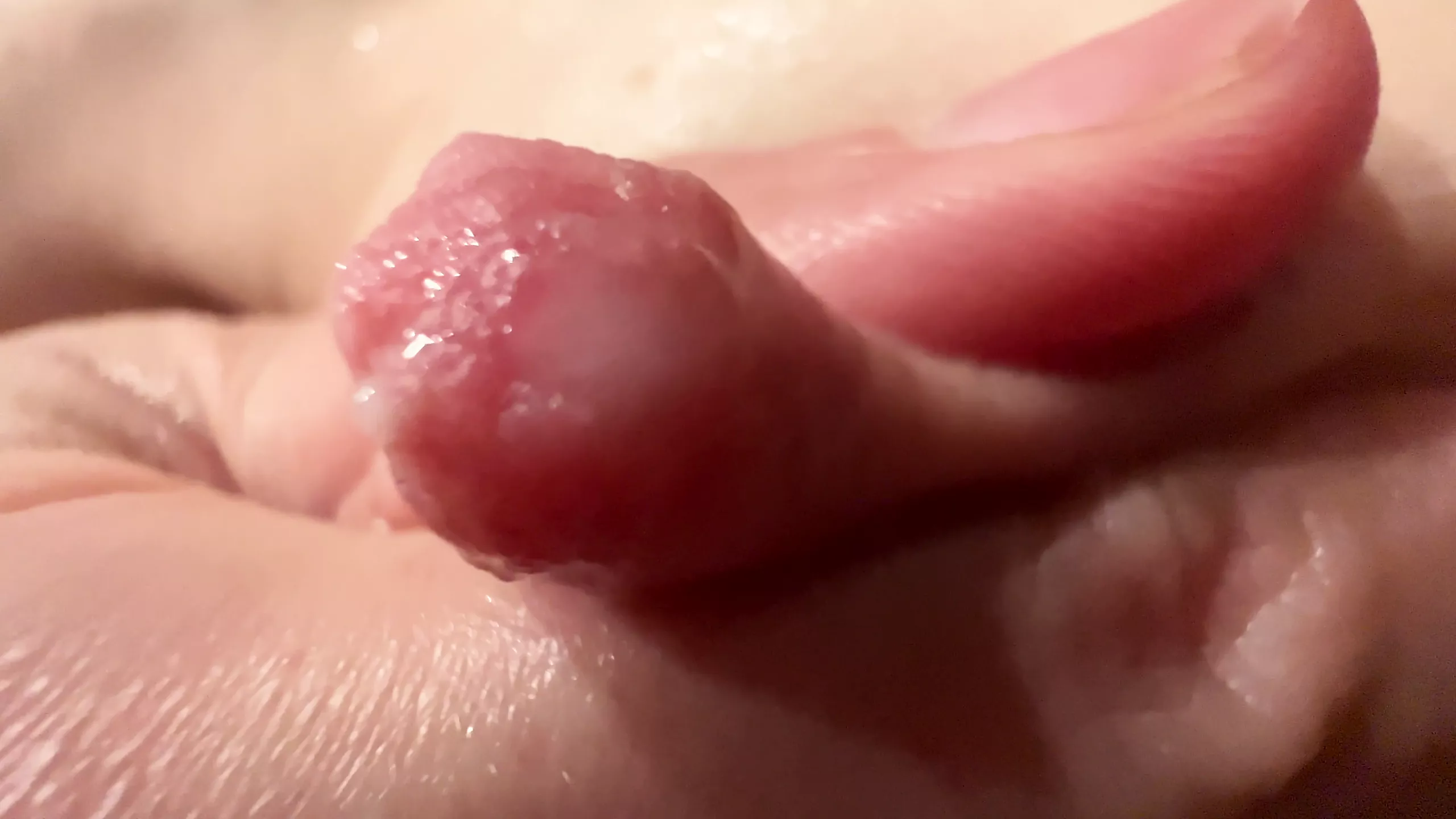 Female breast milk and nipple close up