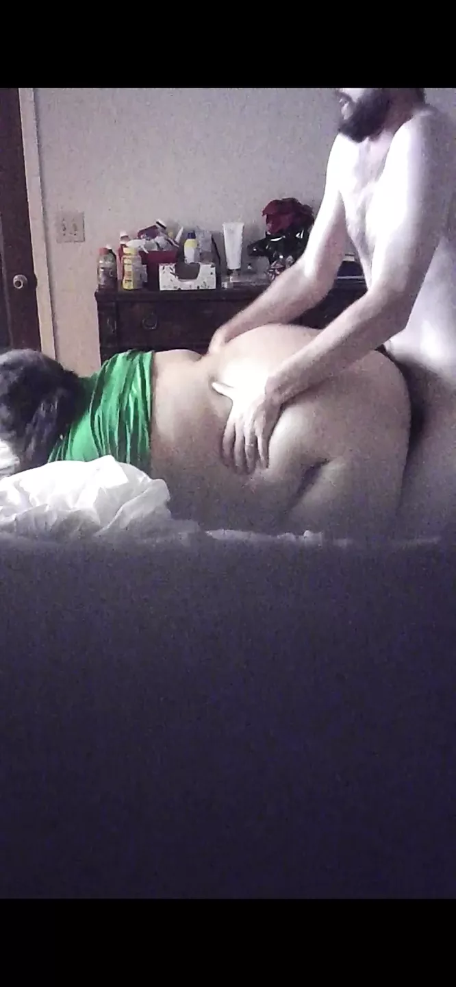 My slut wife getting hammered doggy